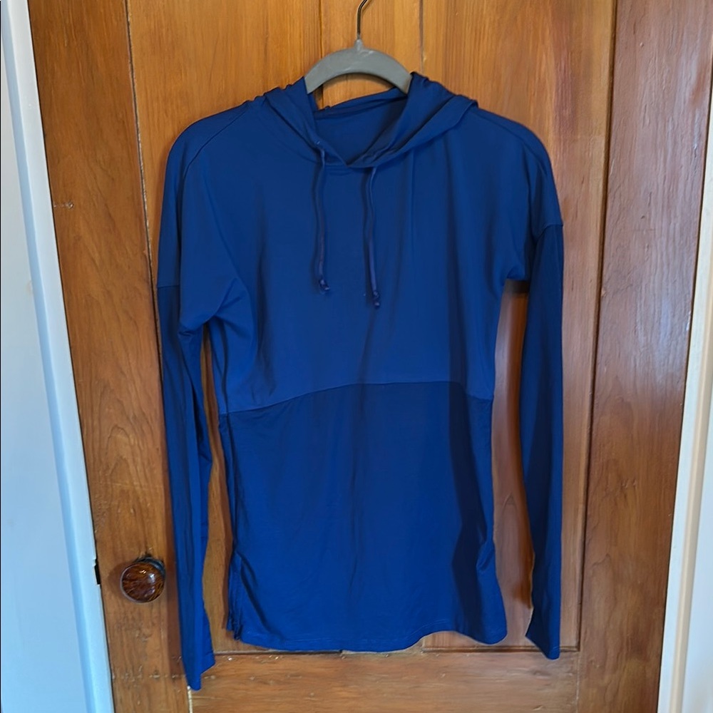 Fabletics Blue Hooded Sweatshirt